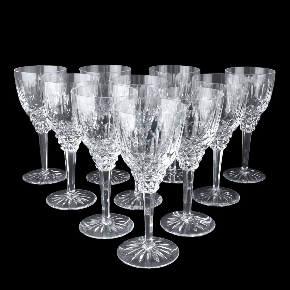 10 Crystal Goblets