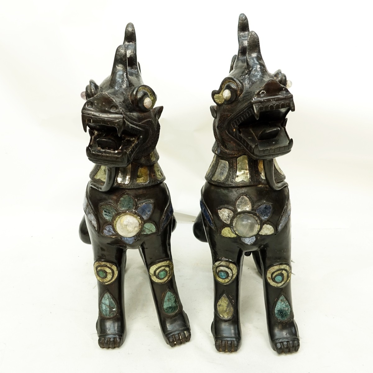 Pair Chinese Foo Dogs