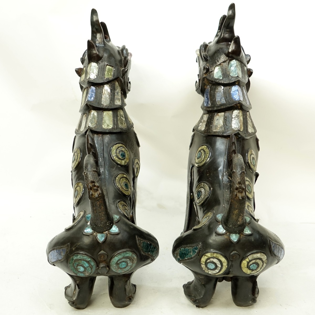 Pair Chinese Foo Dogs