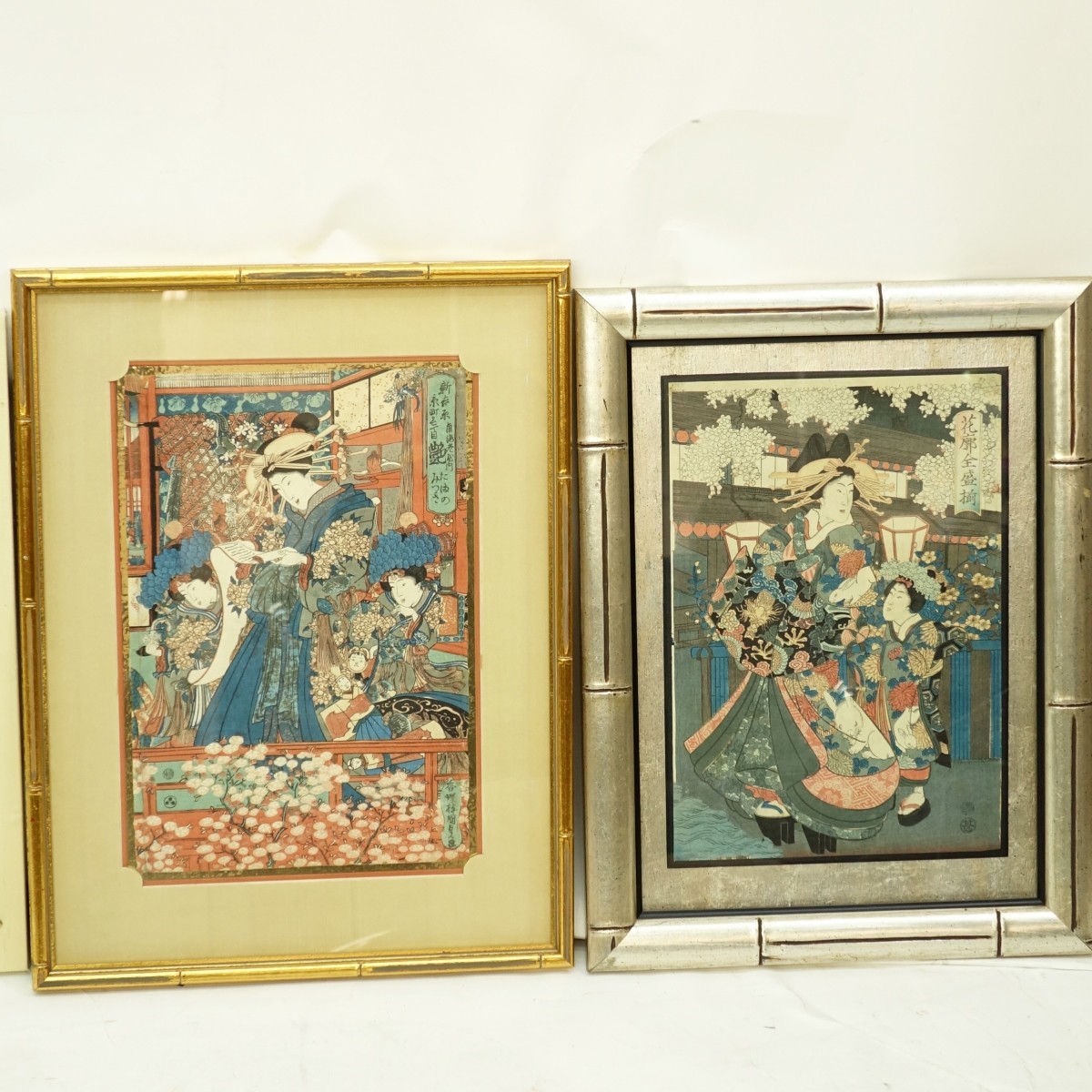 4 Japanese Woodblock Prints