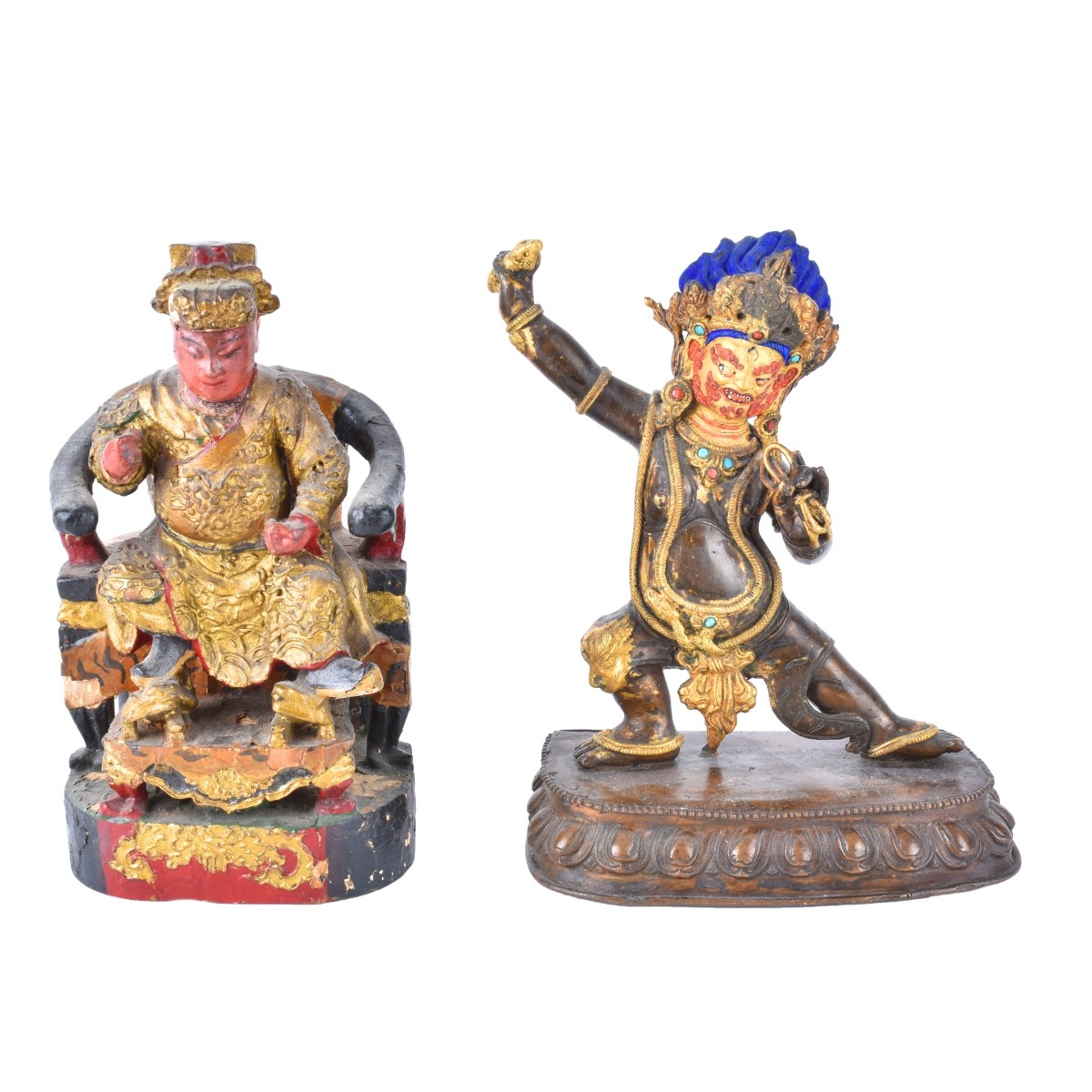 2 Asian Figurines