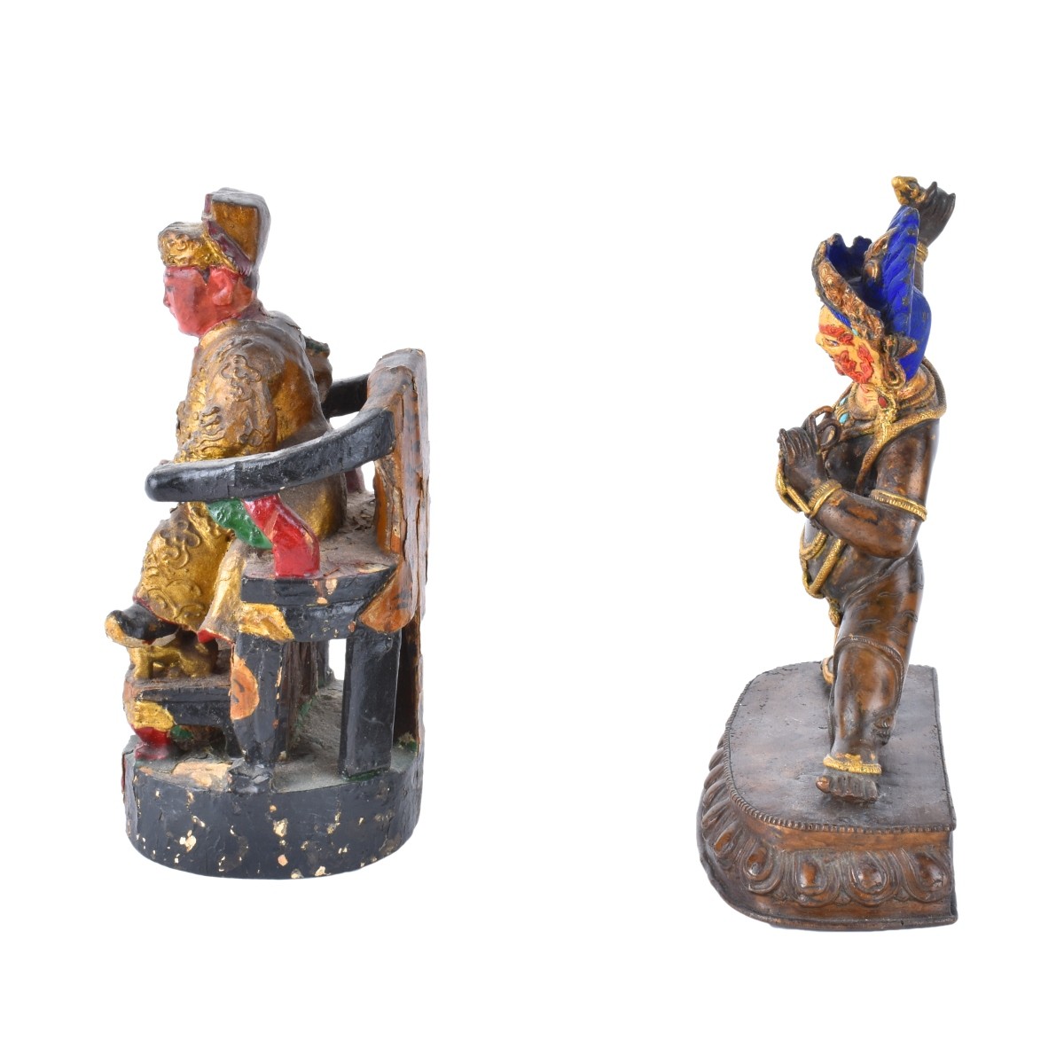 2 Asian Figurines