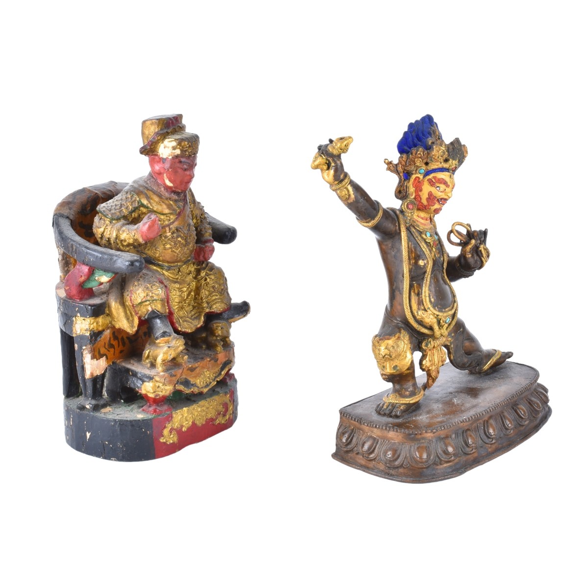 2 Asian Figurines