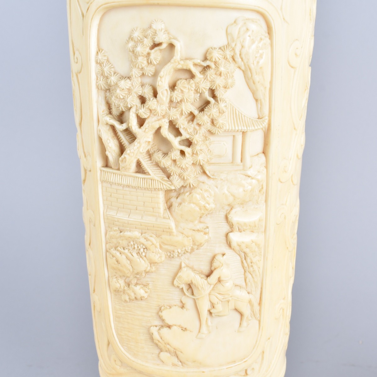 Chinese Ivory Covered Vases