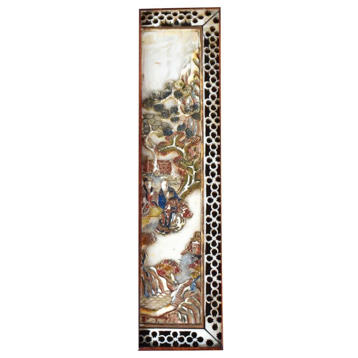 Chinese Ivory Table Screen