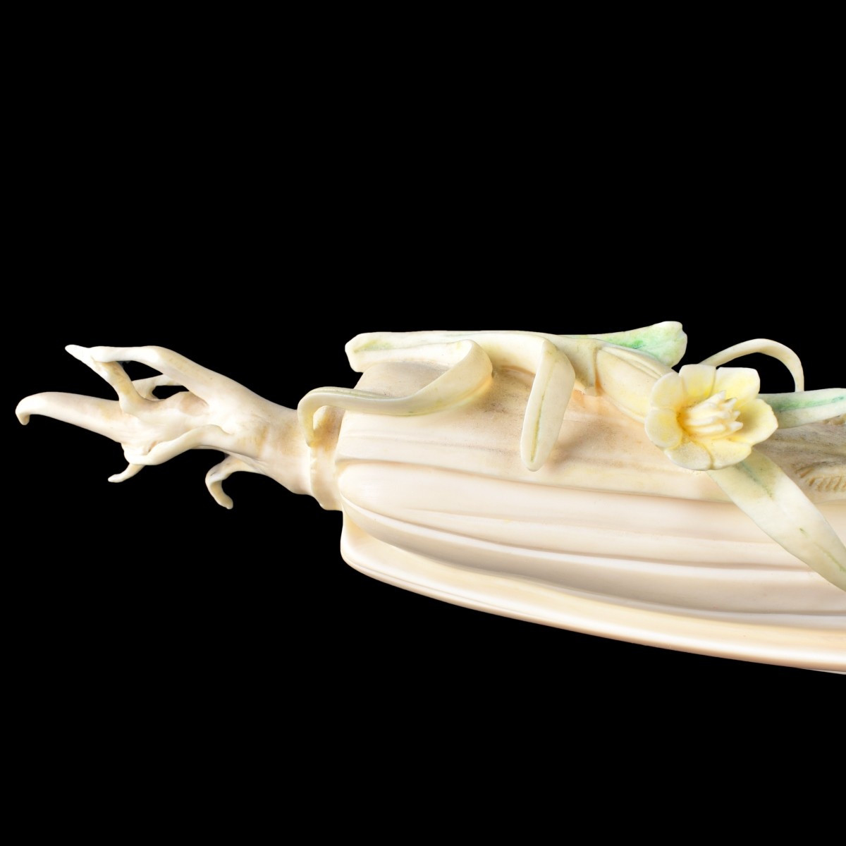 Chinese Carved Ivory Cabbage