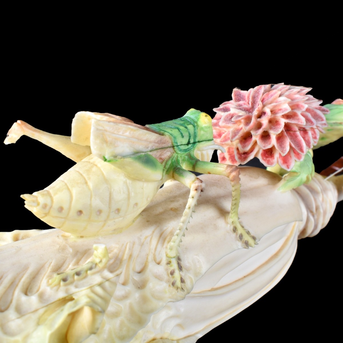 Chinese Carved Ivory Cabbage