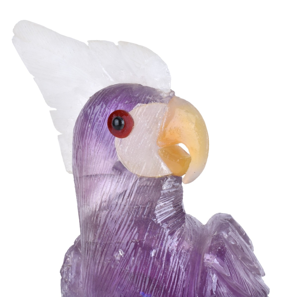 Amethyst Bird Sculpture