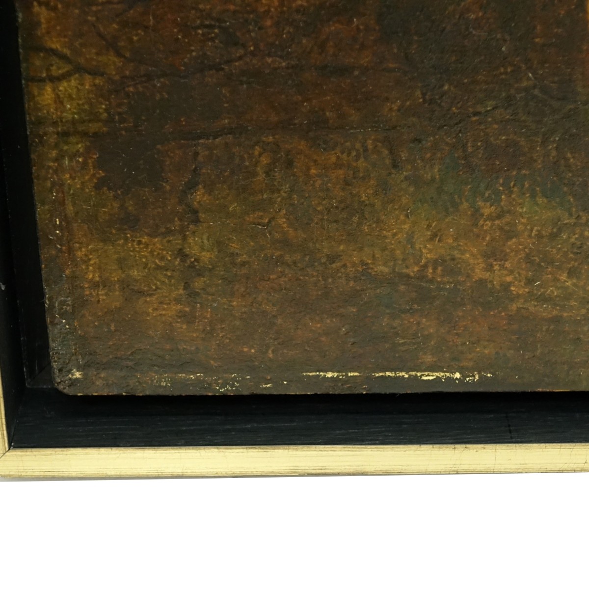 Antique Oil On Board