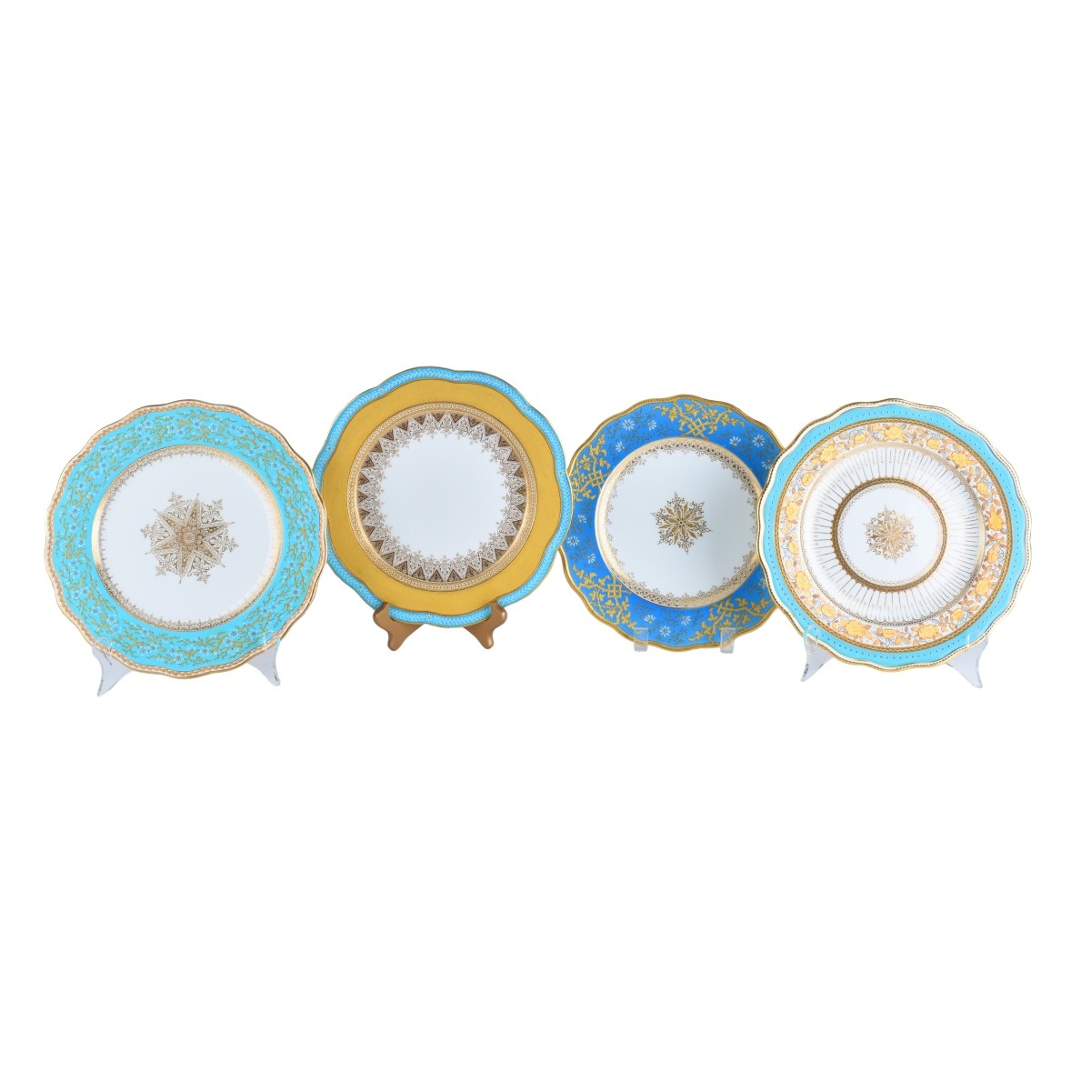 Four Cabinet Plates