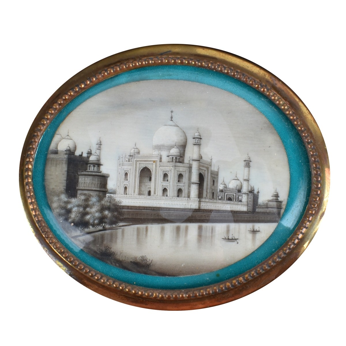 Miniature Painting Taj Mahal