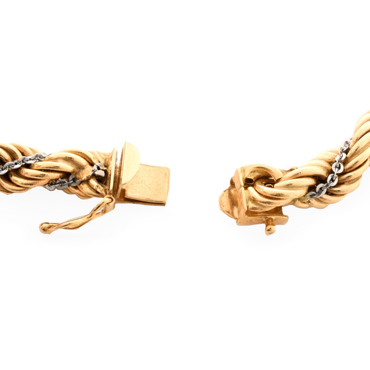 Vintage 14K Gold Rope Chain