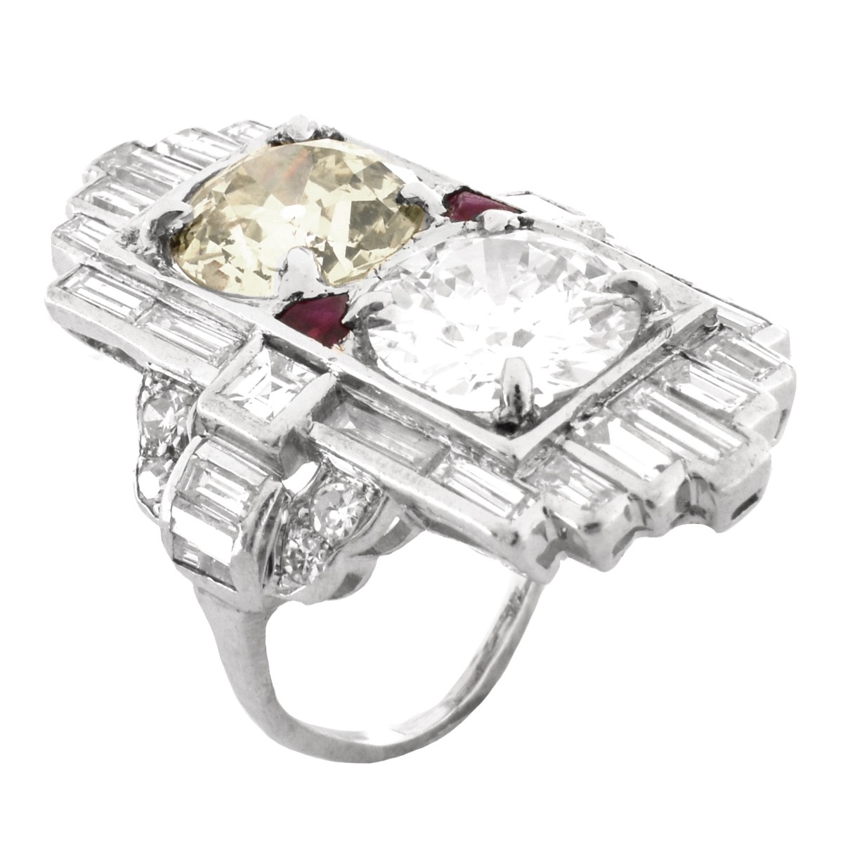 GIA Art Deco Diamond Ring