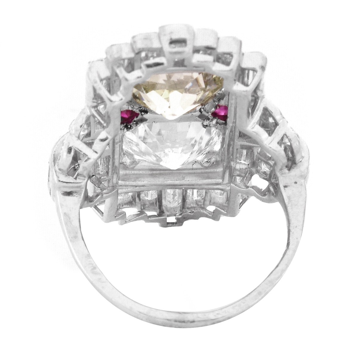 GIA Art Deco Diamond Ring