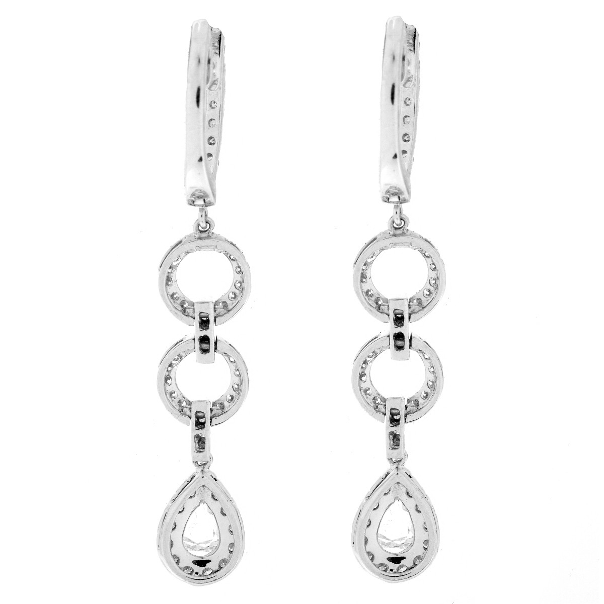 Diamond and 18K Earrings