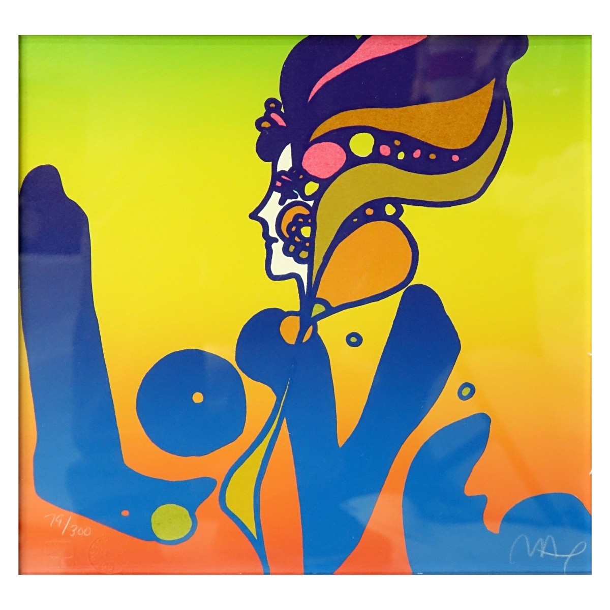 Peter Max, America (born 1937) Lithograph on Paper