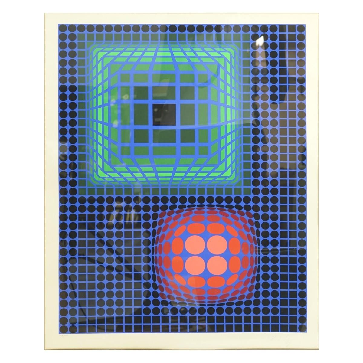 Victor Vasarely Color Screenprint