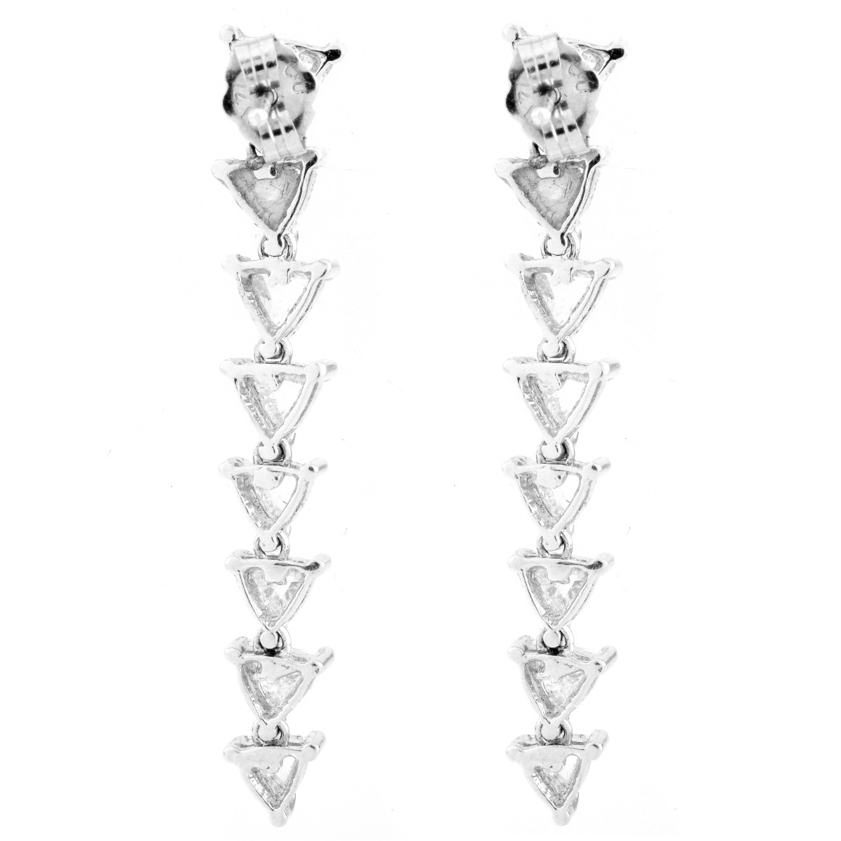 Diamond and 18K Gold Earrings