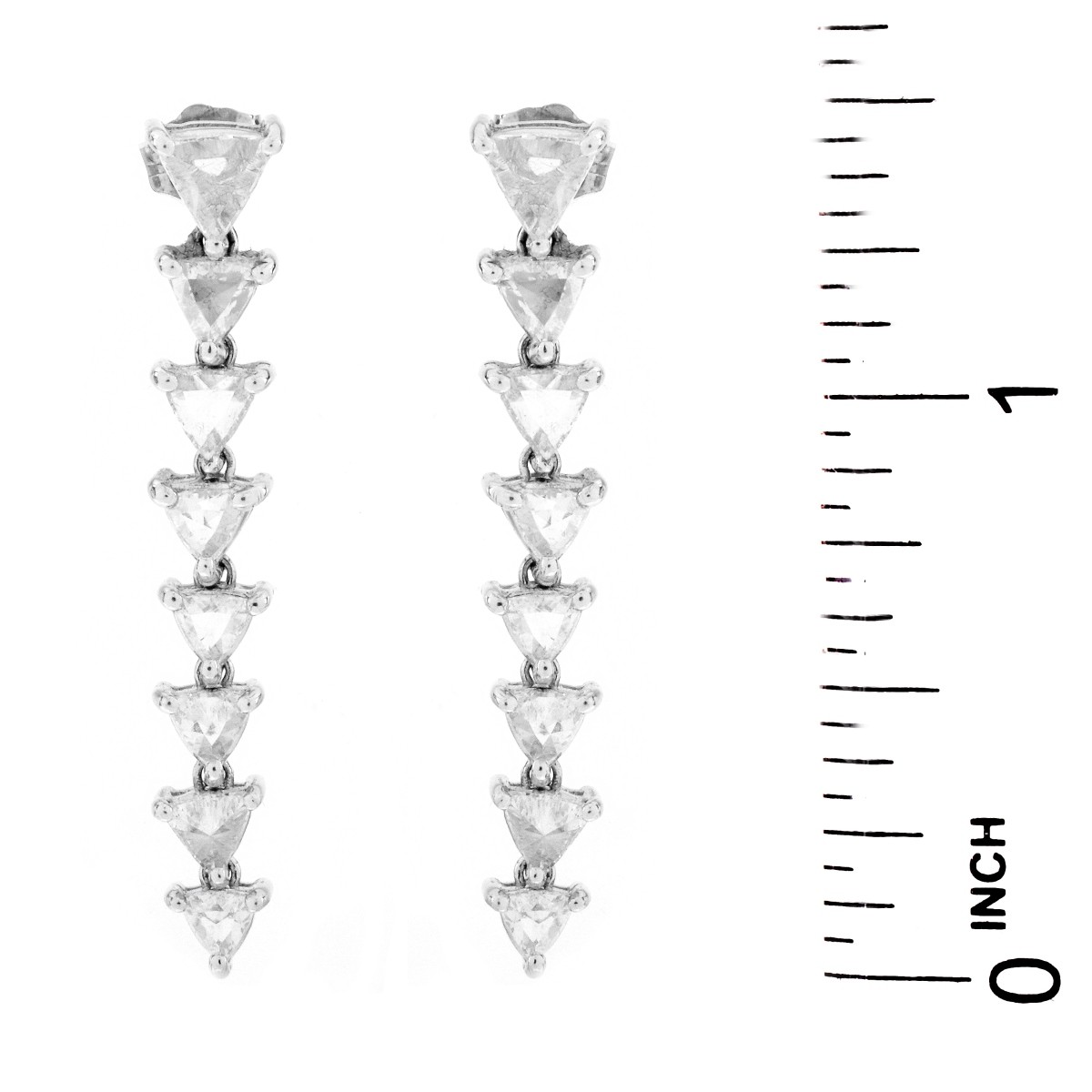 Diamond and 18K Gold Earrings