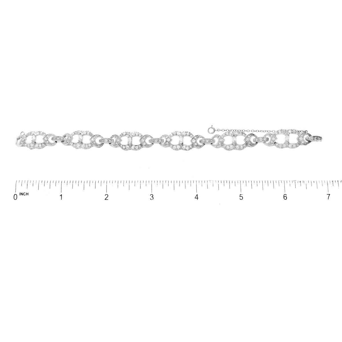 Antique Diamond and Platinum Bracelet