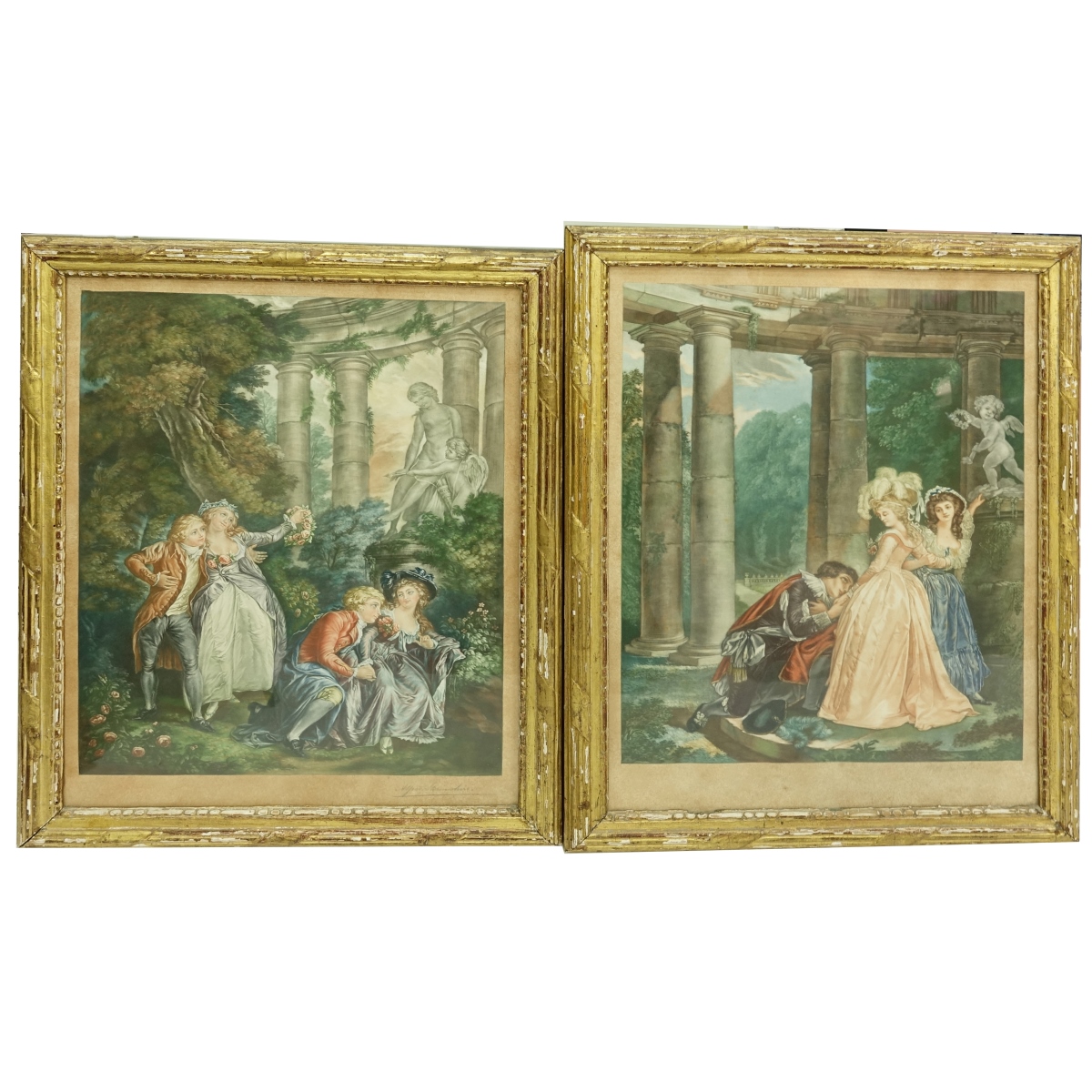 Pair Fragonard Prints