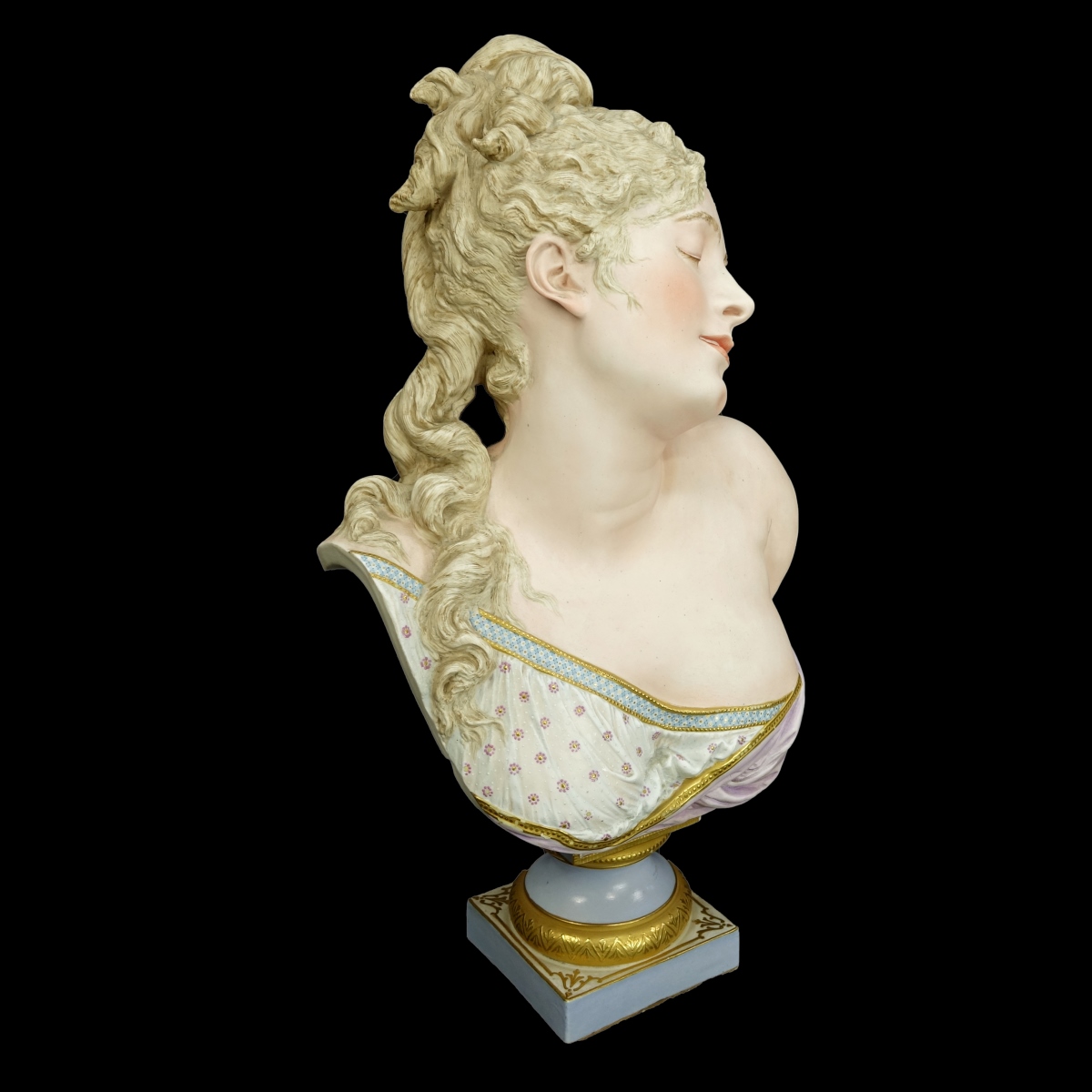 A. Carrier Belleuse Porcelain Bust