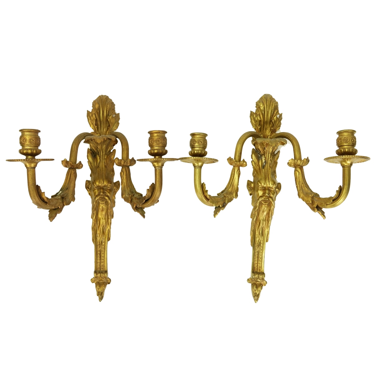 2 Bronze Sconces