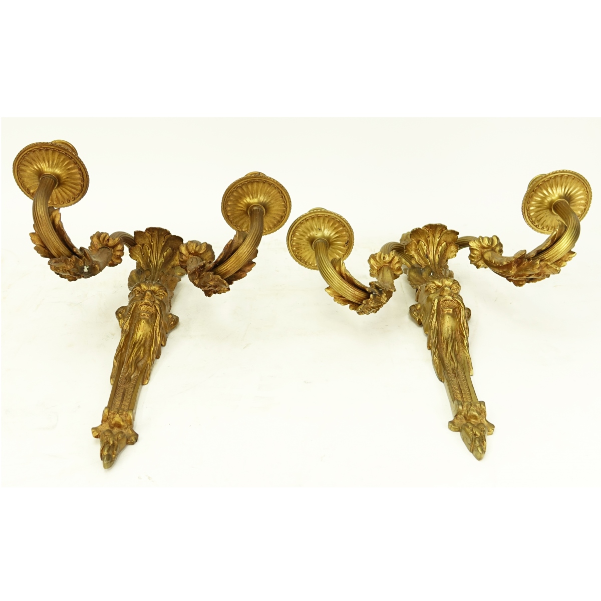 2 Bronze Sconces