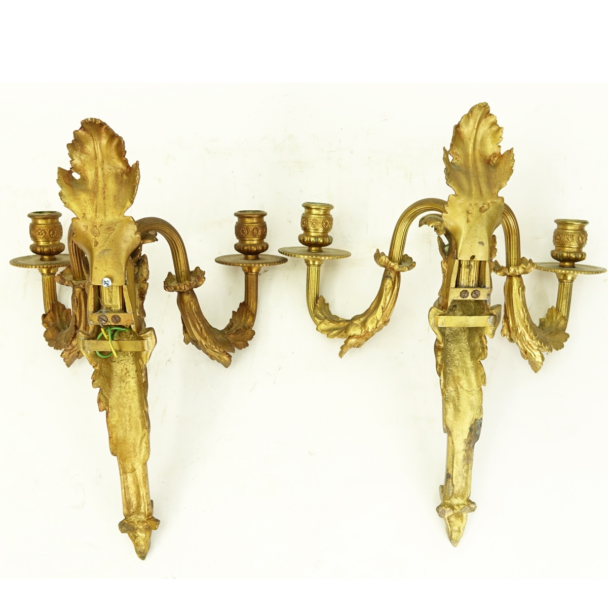 2 Bronze Sconces