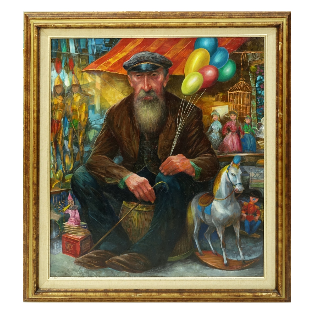 George Russin Oil on Masonite