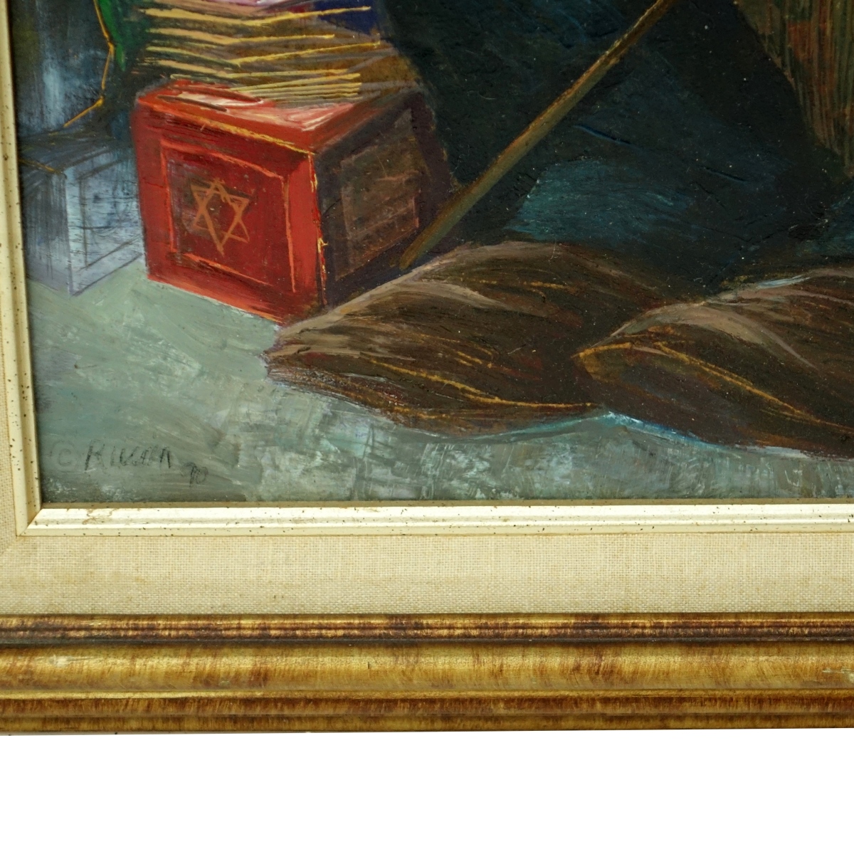 George Russin Oil on Masonite