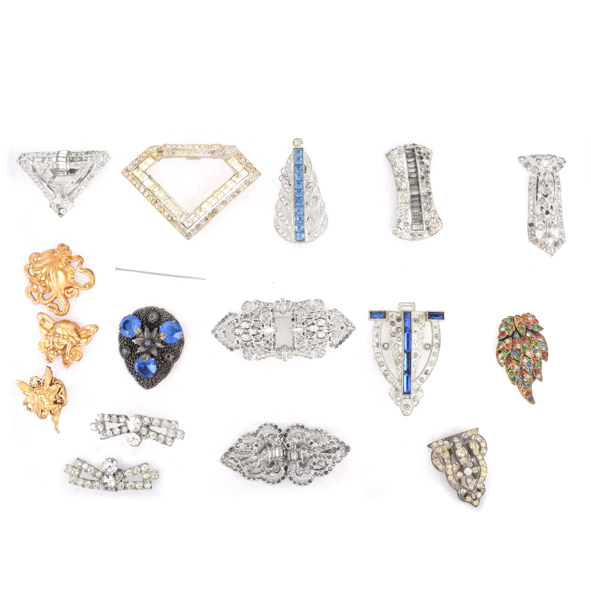 Collection of Clip Brooches