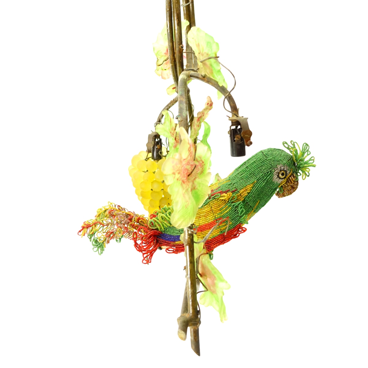 Hanging Beaded Bird Light