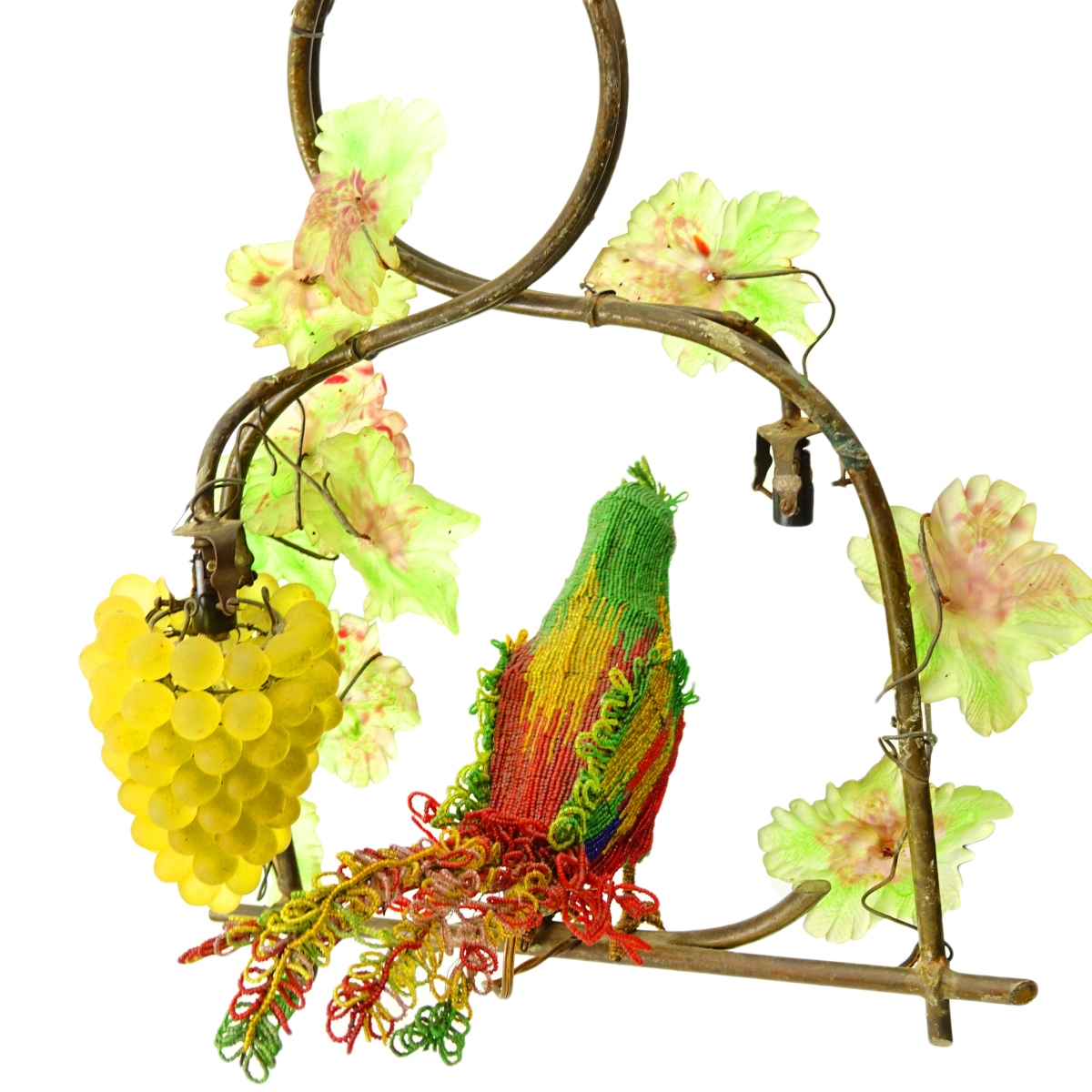 Hanging Beaded Bird Light