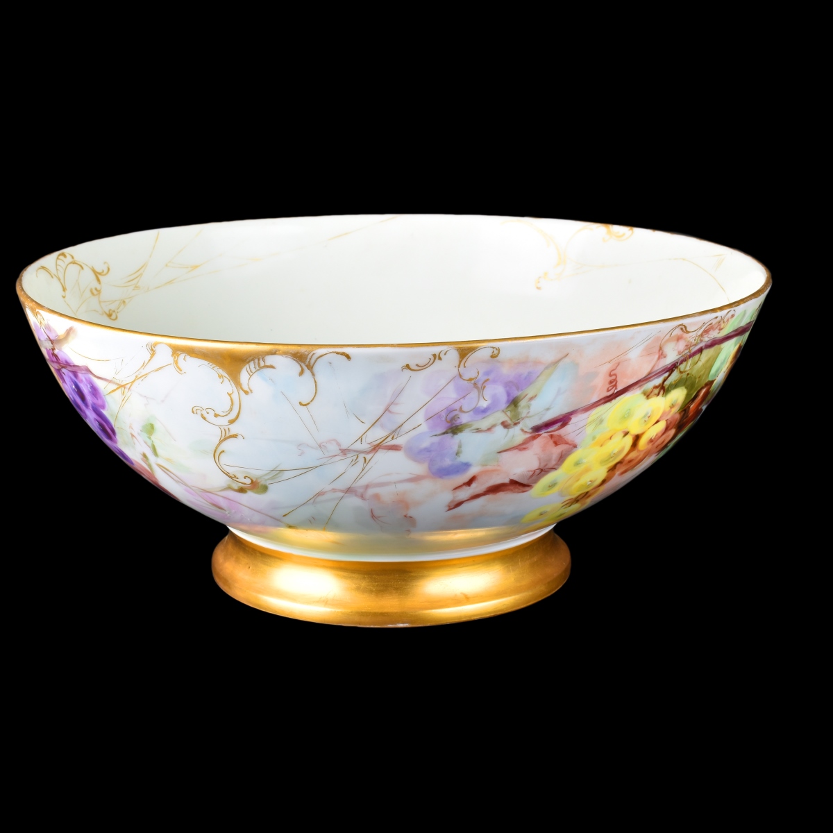 Limoges Style Punch Bowl