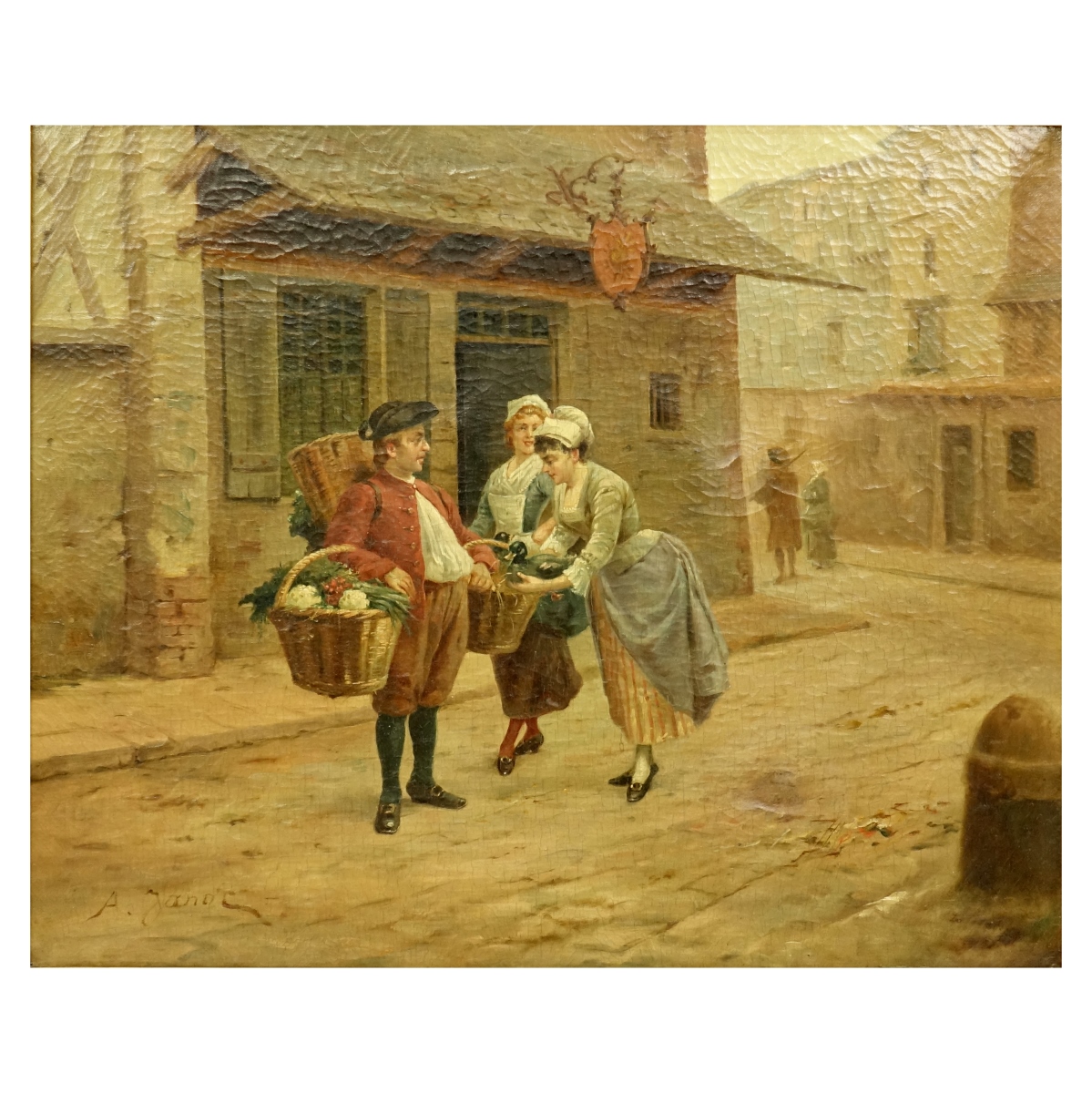 Antique Oil on Canvas