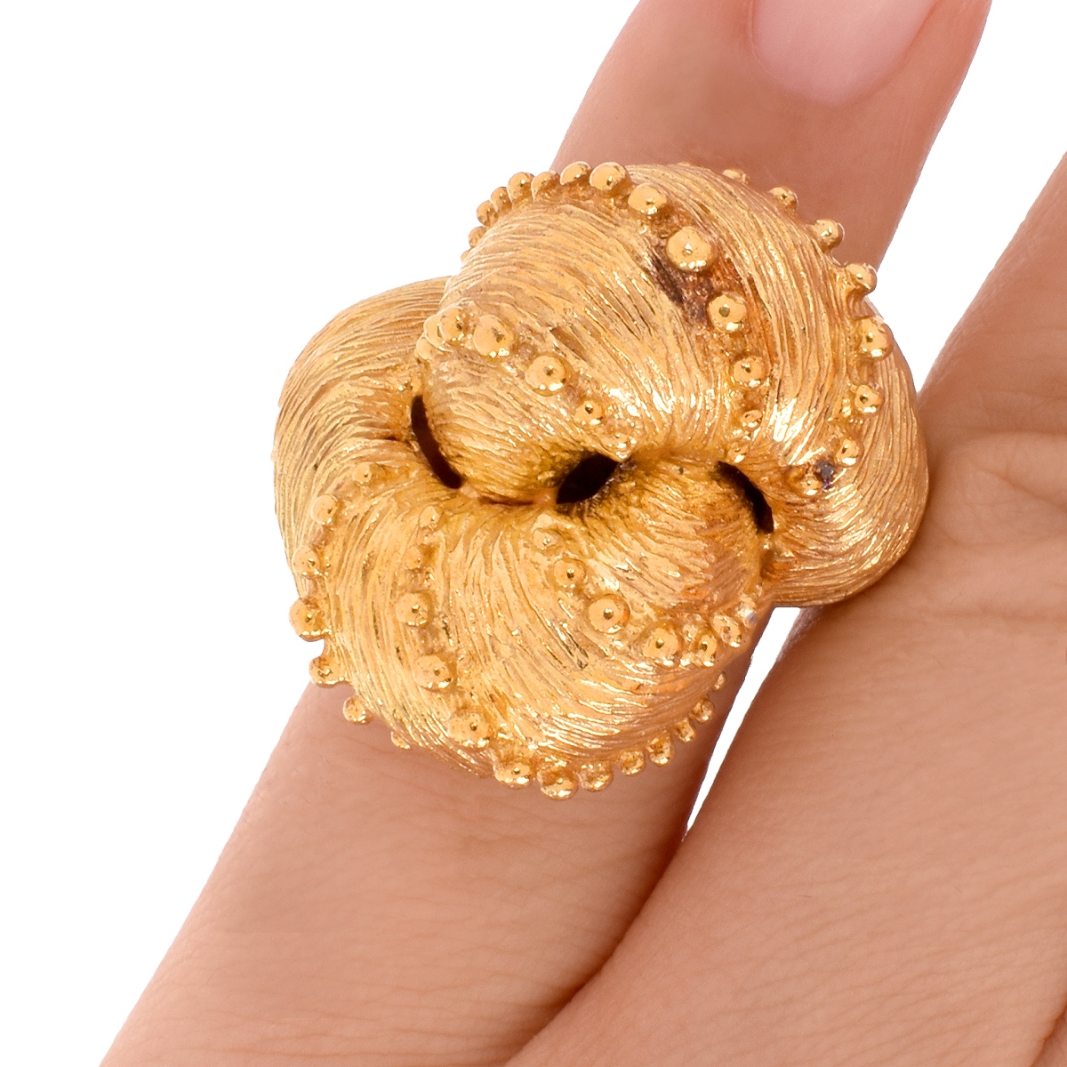 Vintage 18K Gold Knot Ring