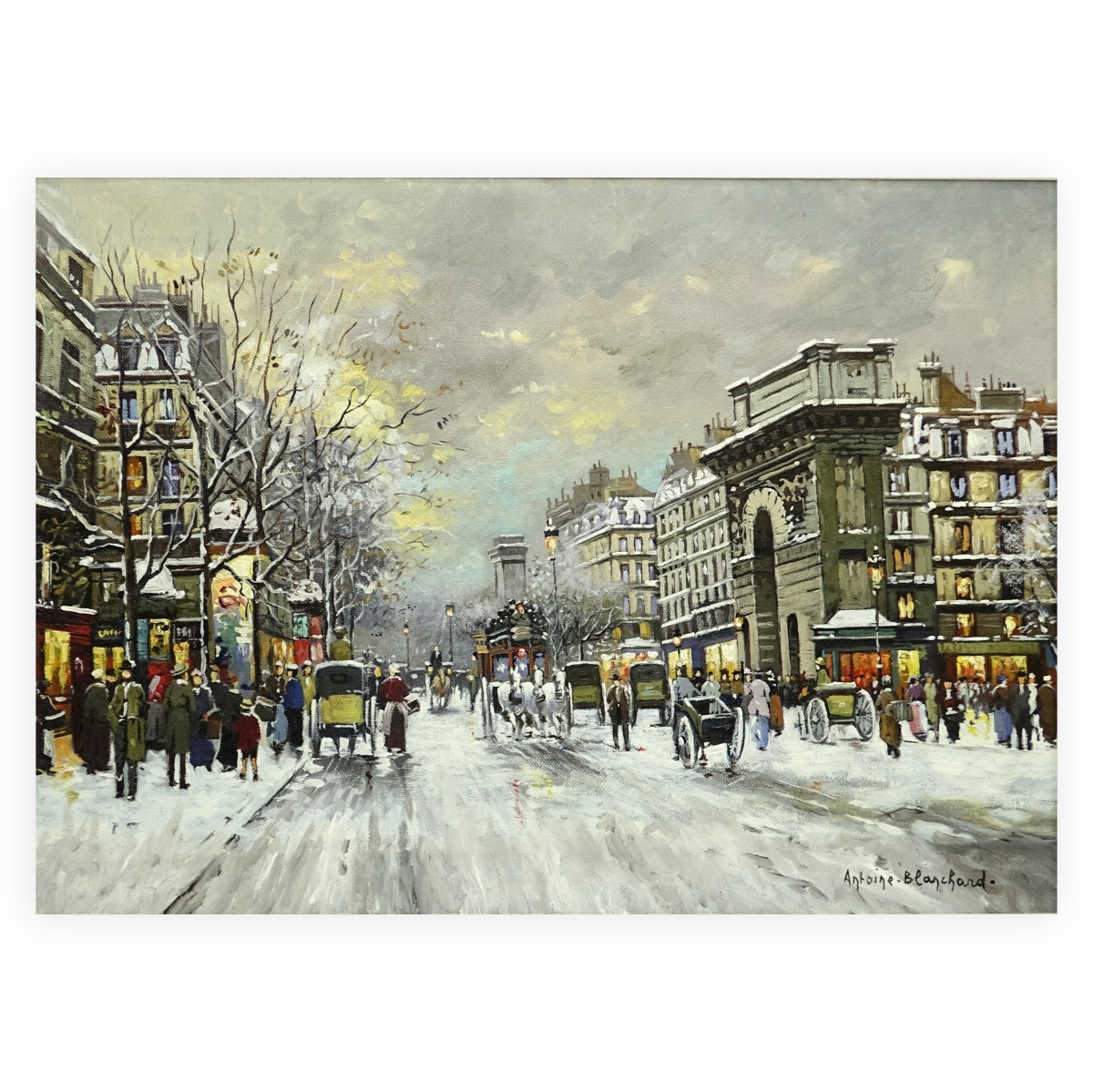 After: Antoine Blanchard (1910-1988) O/C