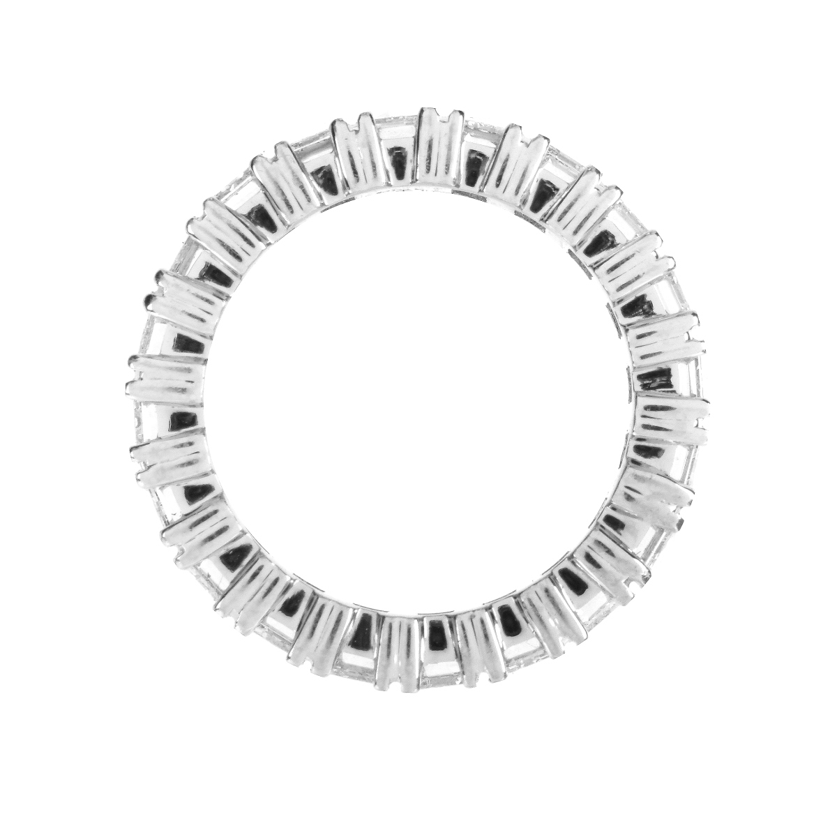 Diamond and Platinum Eternity Band