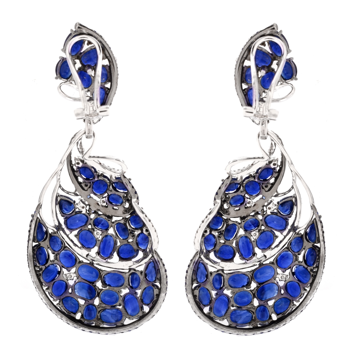 Sapphire and 18K Earrings