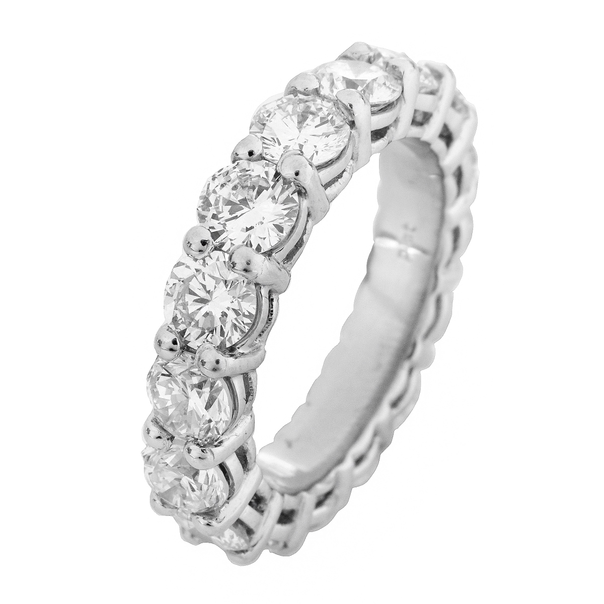 Diamond and Platinum Eternity Band