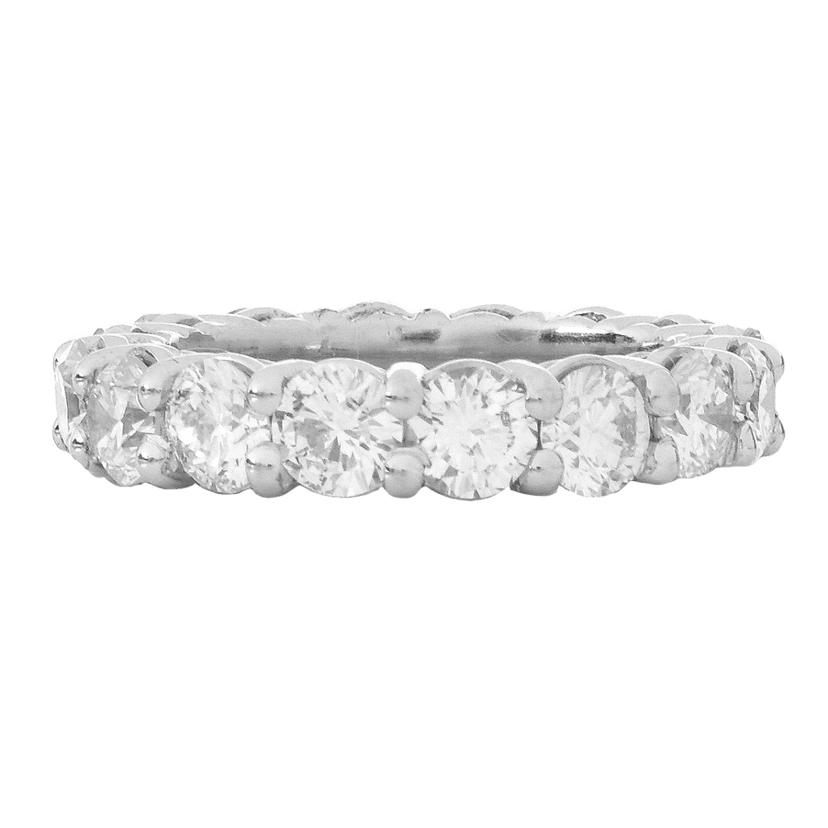 Diamond and Platinum Eternity Band