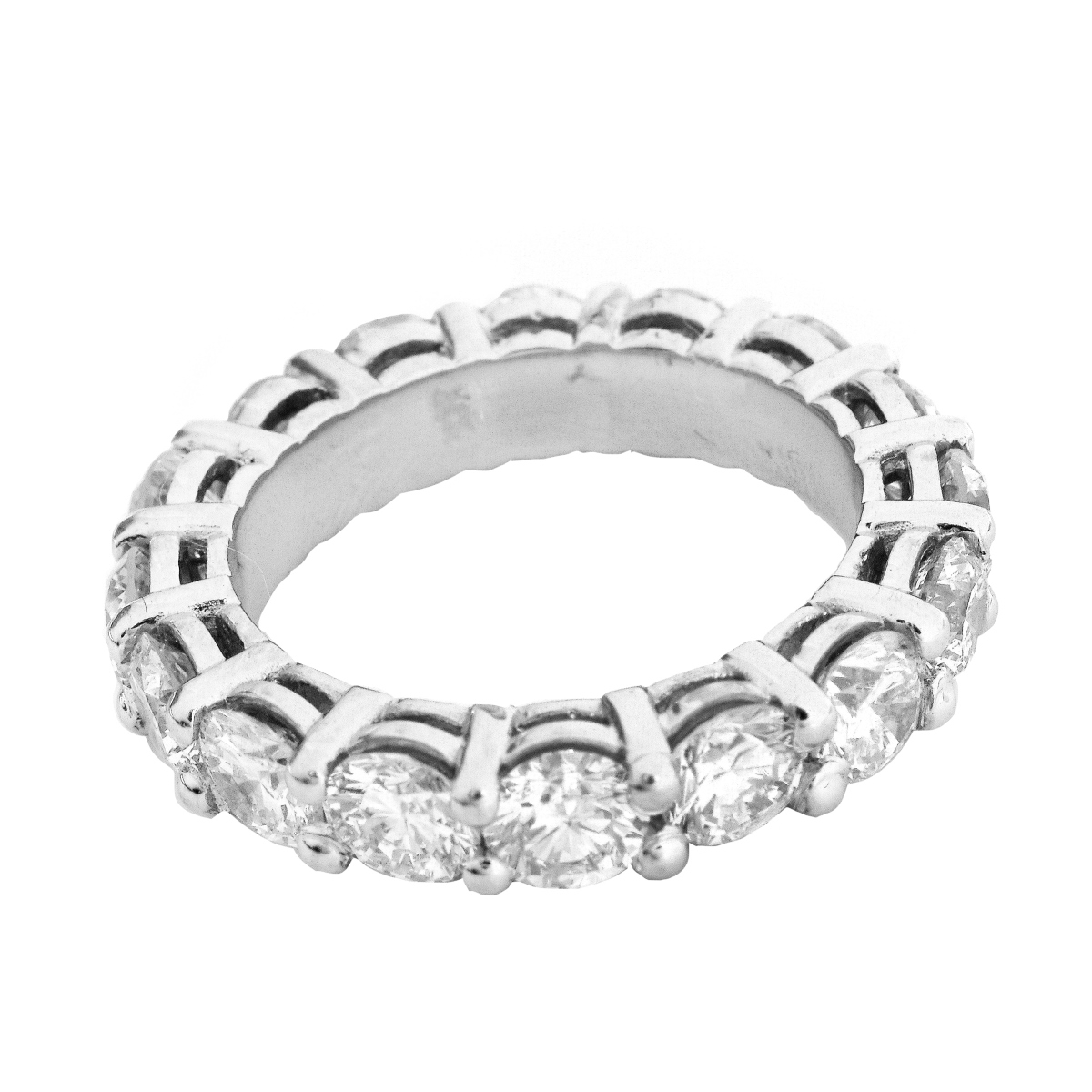 Diamond and Platinum Eternity Band