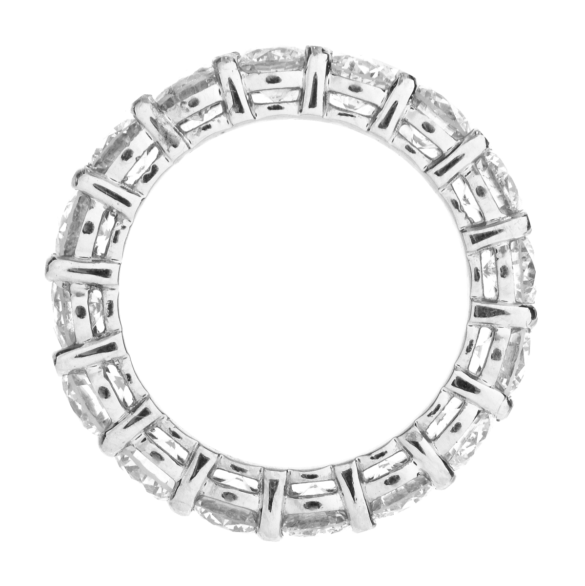 Diamond and Platinum Eternity Band