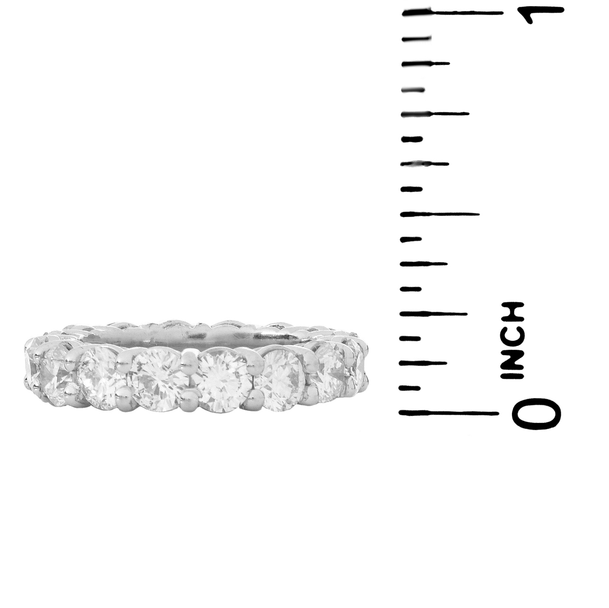 Diamond and Platinum Eternity Band