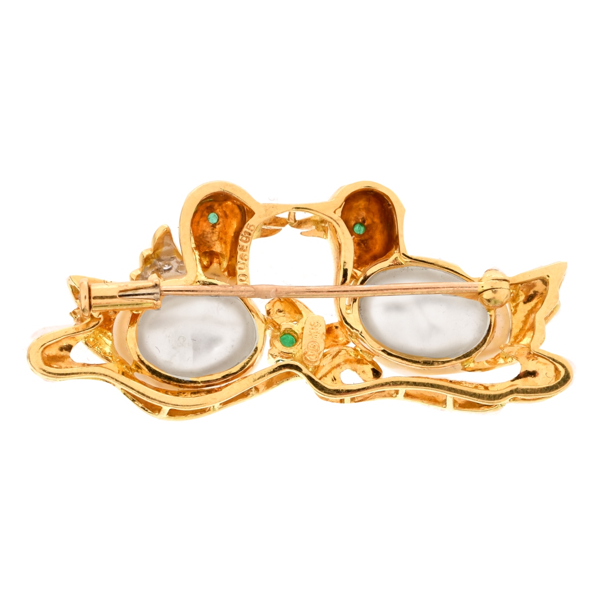 South Sea Pearl and 18K Brooch