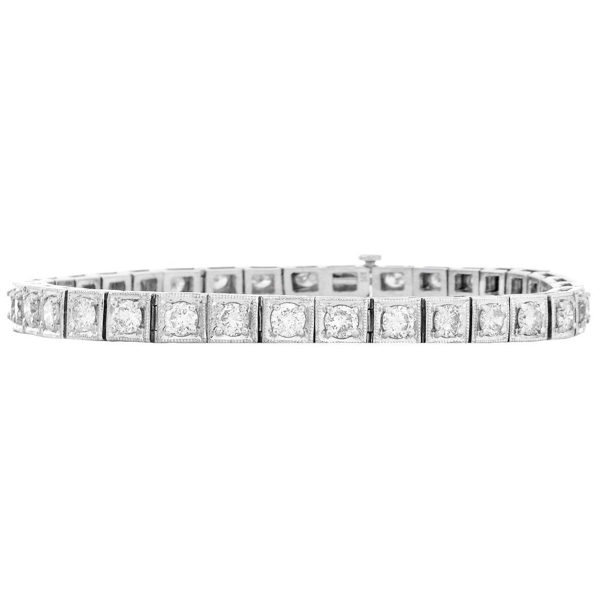 Diamond and 14K Tennis Bracelet