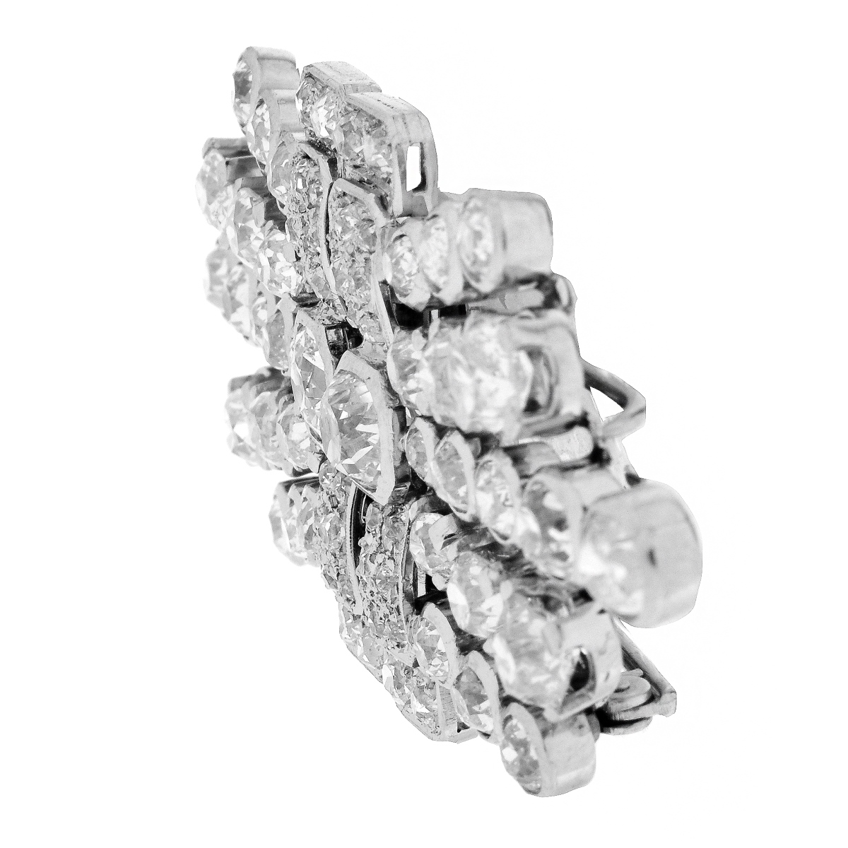 Art Deco Diamond and Platinum Brooch