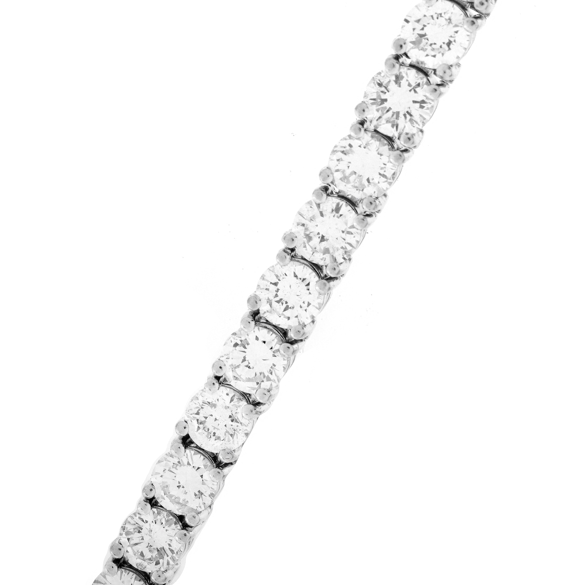 Vintage 13.0ct TW Diamond and Platinum Bracelet