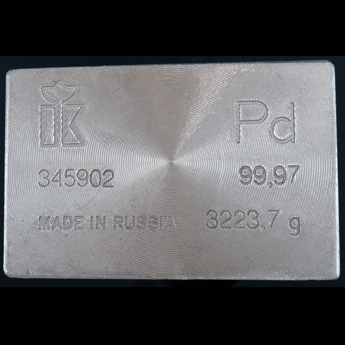 100 oz Palladium Bar